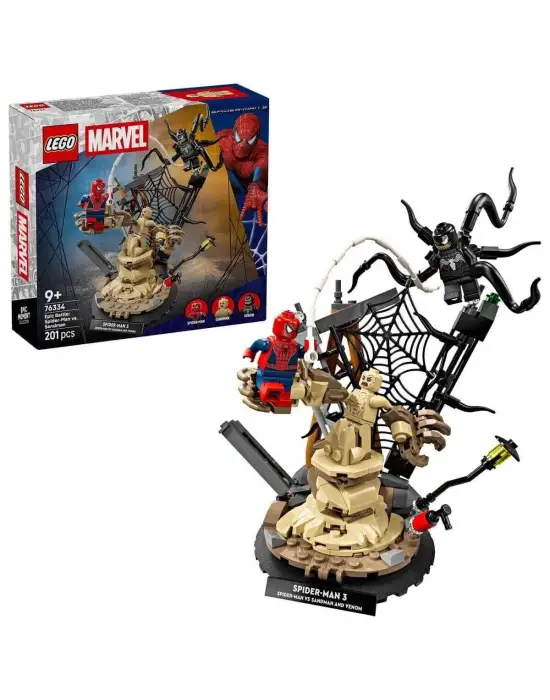 76334 Lego Benorra Efsanevi Savaş: Spider-Man Sandmane karşı 201 parça +9 yaş