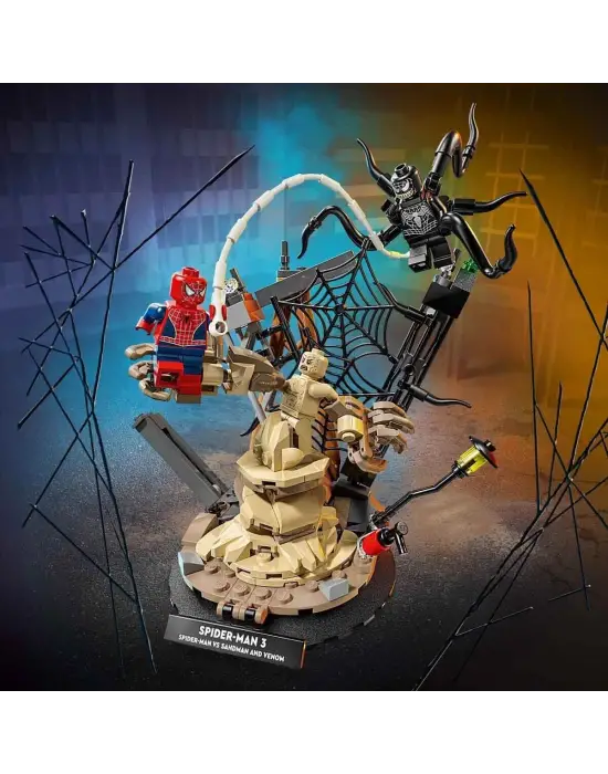 76334 Lego Benorra Efsanevi Savaş: Spider-Man Sandmane karşı 201 parça +9 yaş