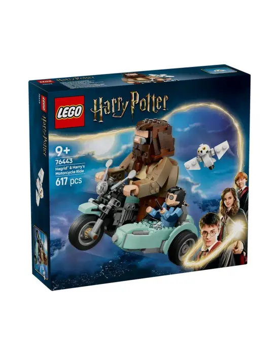 76443 Lego Harry Potter-Hagrid ve Harrynin Motosiklet Yolculuğu 617 parça +9 yaş