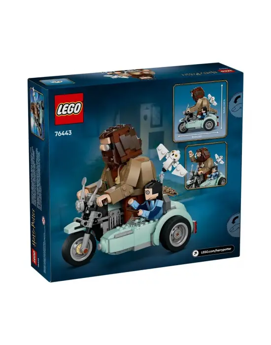 76443 Lego Harry Potter-Hagrid ve Harrynin Motosiklet Yolculuğu 617 parça +9 yaş