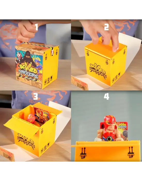 78372 Necotoys, Boxed Warriors Dövüşçüler Sürpriz Paket