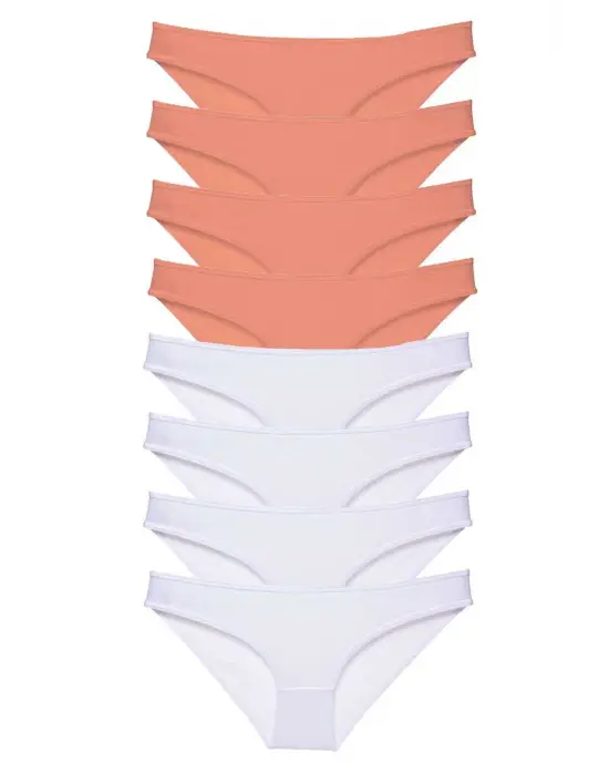 Şık Likralı Kadın Slip Külot Seti