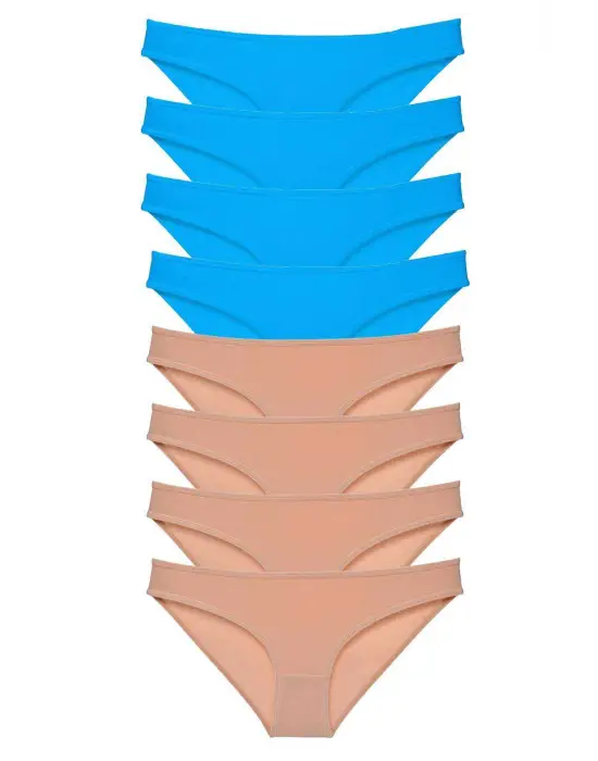 Günlük Likralı Kadın Slip Külot Seti