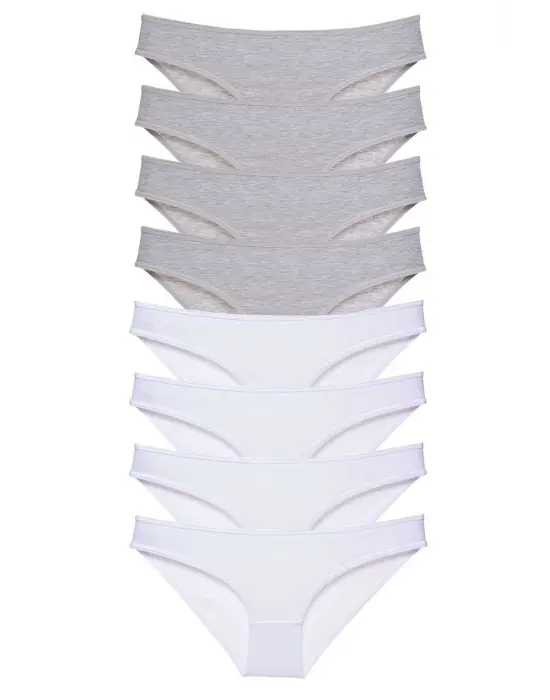 Modern Likralı Kadın Slip Külot Seti