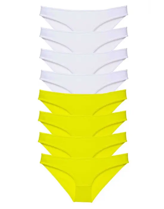 Çarpıcı Likralı Kadın Slip Seti