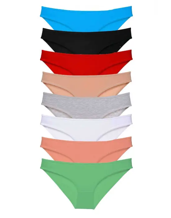 Trend Likralı Kadın Slip Külot Set