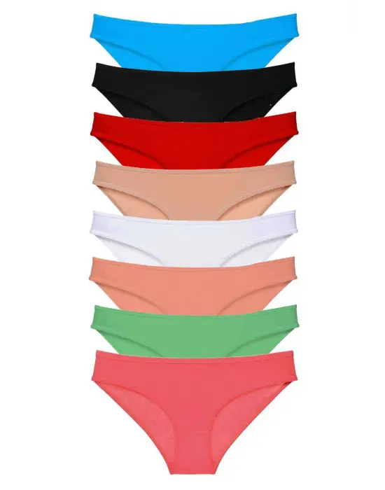 Trend Likralı Kadın Slip Külot Set