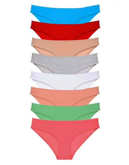 Çekici Likralı Kadın Slip Külot Set