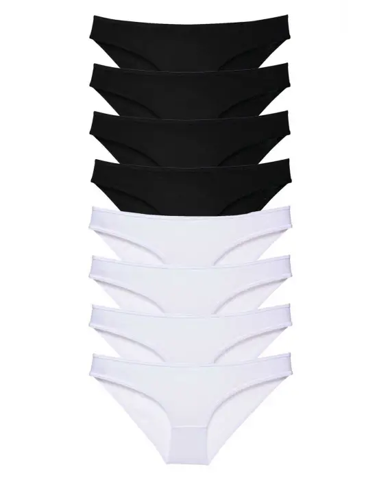 Modern Likralı Kadın Slip Külot Seti