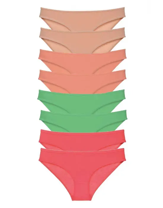 Trend Likralı Kadın Slip Külot Seti