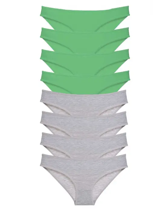 Çarpıcı Likralı Kadın Slip Seti