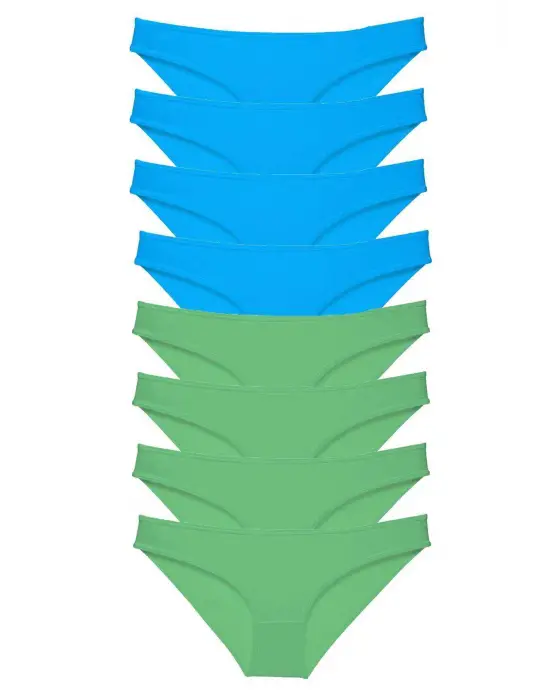 Modern Likralı Kadın Slip Külot Seti
