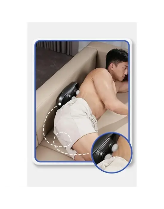 8 Başlıklı Şarjlı Isıtmalı Masaj Aleti