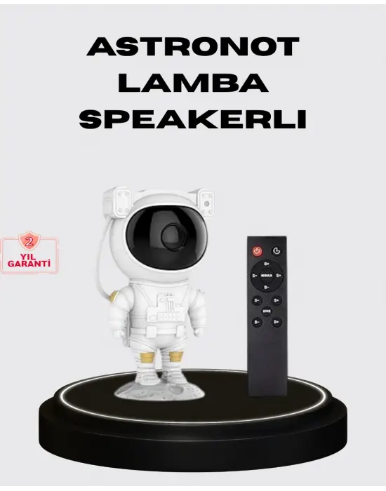 8 Efektli Astronot Galaxy Projektör Uzaktan Kumandalı Led Gece Lambası