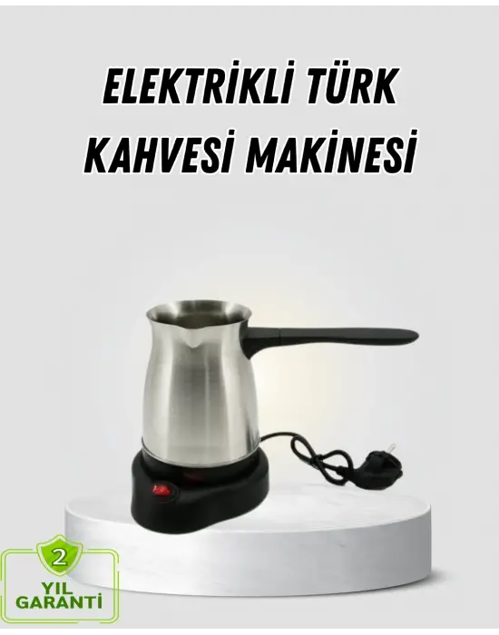 800w Paslanmaz Elektrikli Cezve Gizli Rezistans Ve Ergonomik Kulp