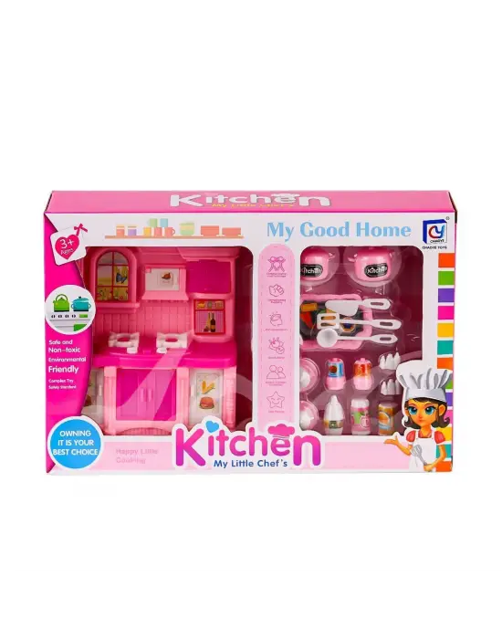 818-110 Aksesuarlı Mutfak Oyun Seti -Karsan Oyuncak
