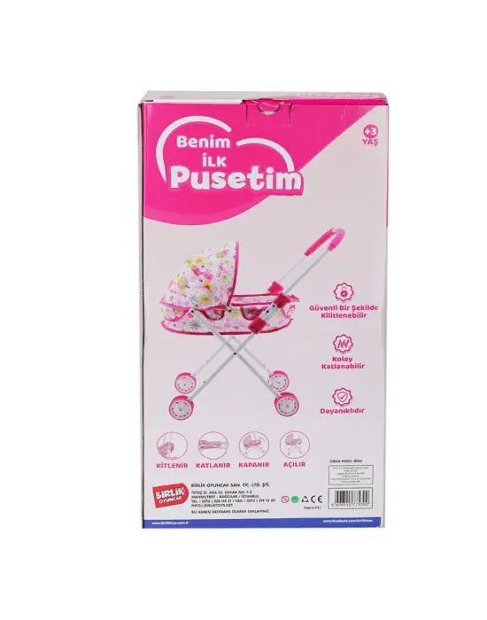 Omarı Çelik Gövdeli Katlanabilir Puset