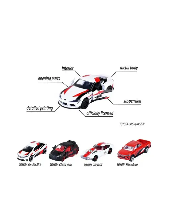 8502105003 Toyota Racing 5 Pieces Giftpack
