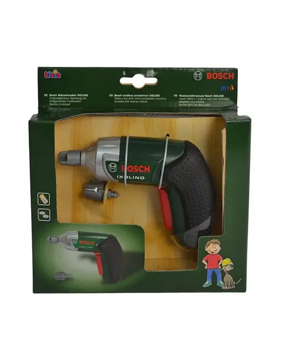 8602 Bosch Ixolino Sesli ve Işıklı Oyuncak Matkap Tamir Seti