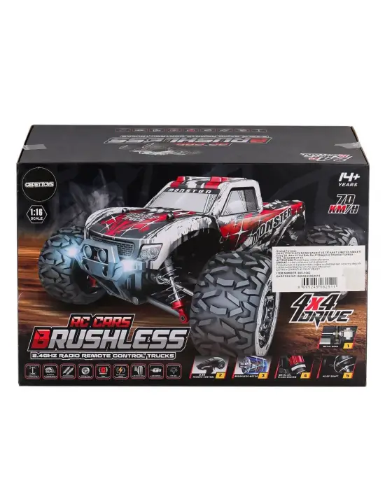 Omarı Hız Canavarı 1:16 Ölçekli Kumandalı Brusless Araba