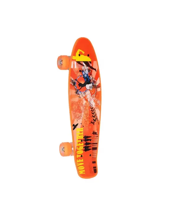 Omarı Renkli Desenli Kaykay 56 cm