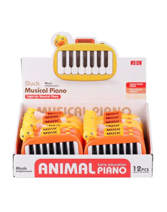 8897-1B Ördek Işıklı Müzikal Piano