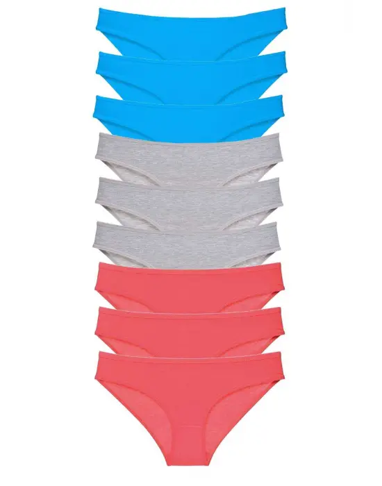 Yüksek Kalite Likralı Kadın Slip Külot Seti