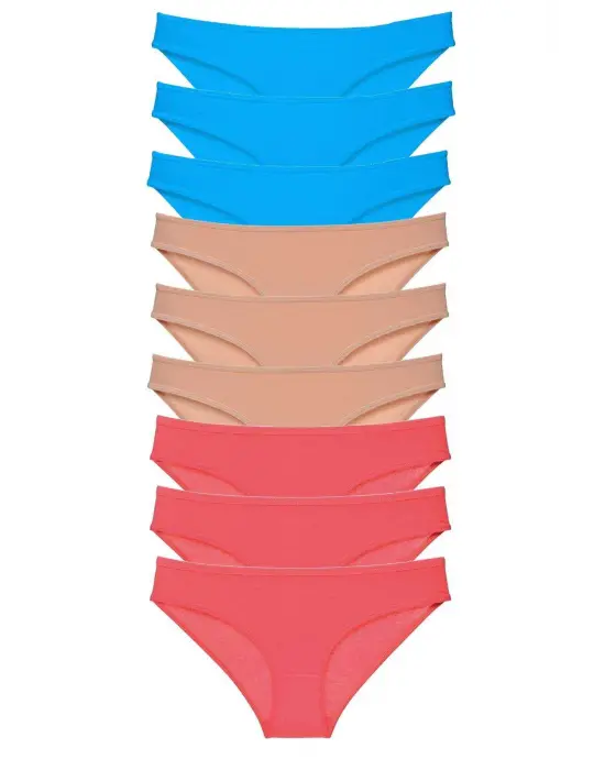 Trend Likralı Kadın Slip Külot Seti