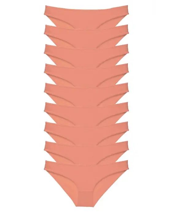 Premium Kadın Slip Külot Seti Pudra