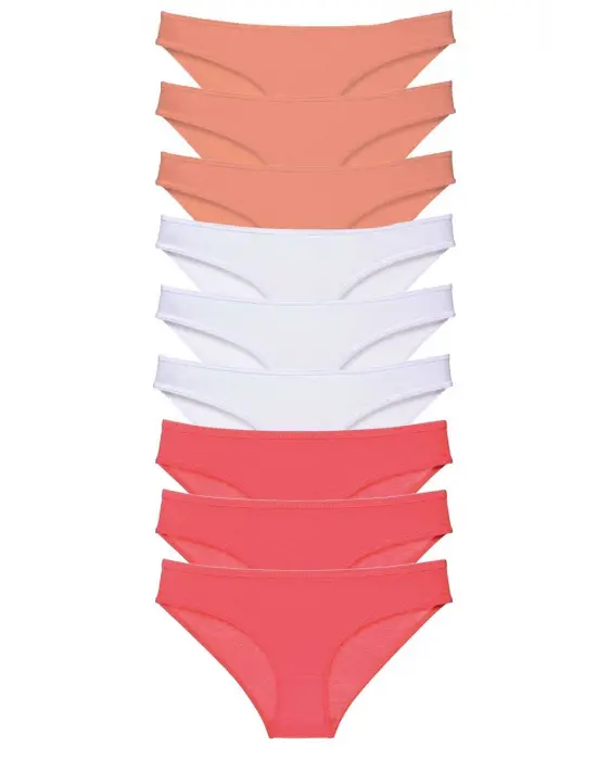 Yumuşak Likralı Kadın Slip Külot Seti