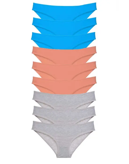 Çekici Likralı Kadın Slip Külot Seti