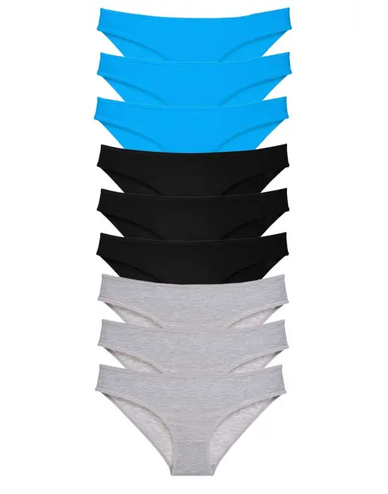 Göz Alıcı Likralı Kadın Slip Külot Seti