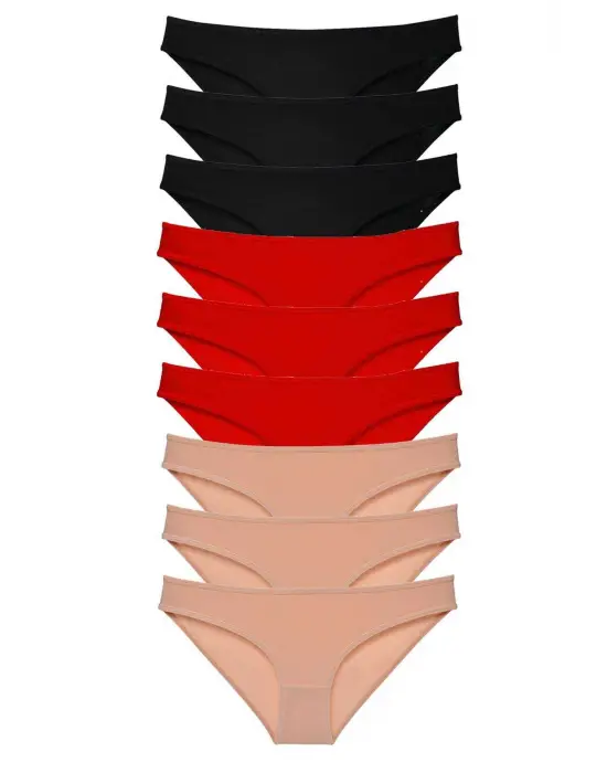 Çekici Likralı Kadın Slip Seti