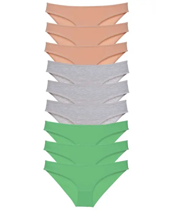 Eko Set Kadın Likralı Slip Külot