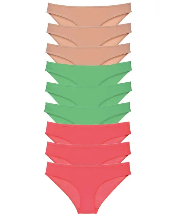 Çarpıcı Likralı Kadın Slip Set