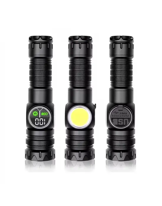 9 Mod Şarjlı Kamp Lambası El Feneri  Wt-704