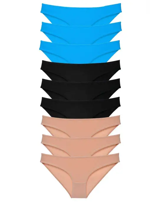 Omarı Süper Eko Set Likralı Kadın Slip Külot