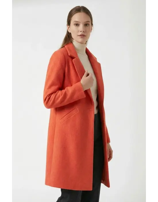 9085 Kaşe Kaban - B.Kırmızı