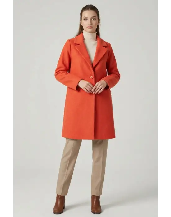 9085 Kaşe Kaban - B.Kırmızı