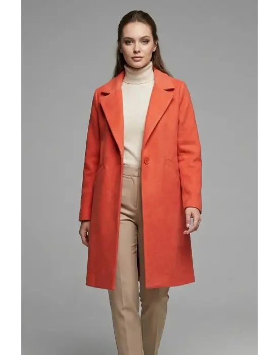 9085 Kaşe Kaban - B.Kırmızı