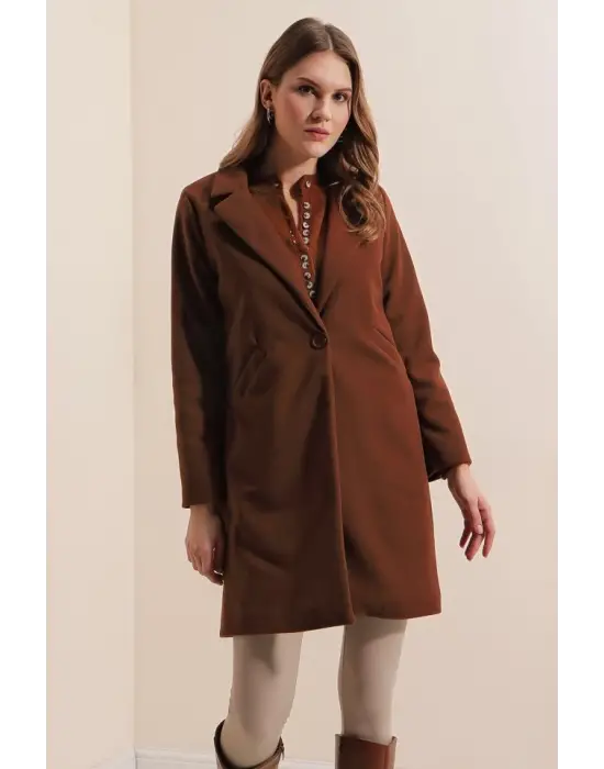 9085 Kaşe Kaban - D.Kahve