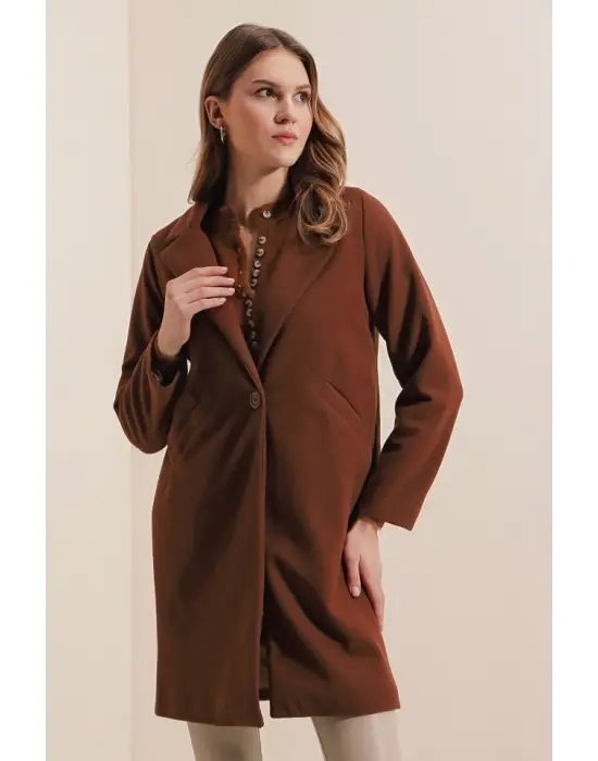 9085 Kaşe Kaban - D.Kahve