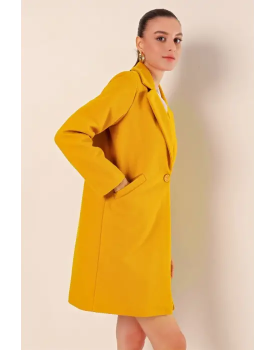 9085 Kaşe Kaban - Sarı