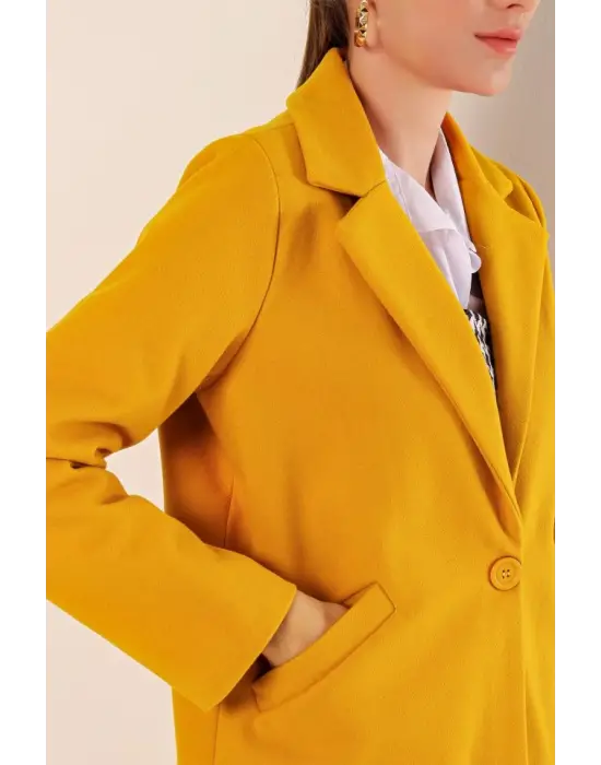 9085 Kaşe Kaban - Sarı