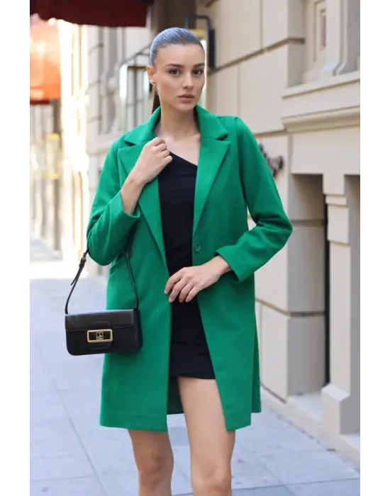 9085 Kaşe Kaban - Yeşil