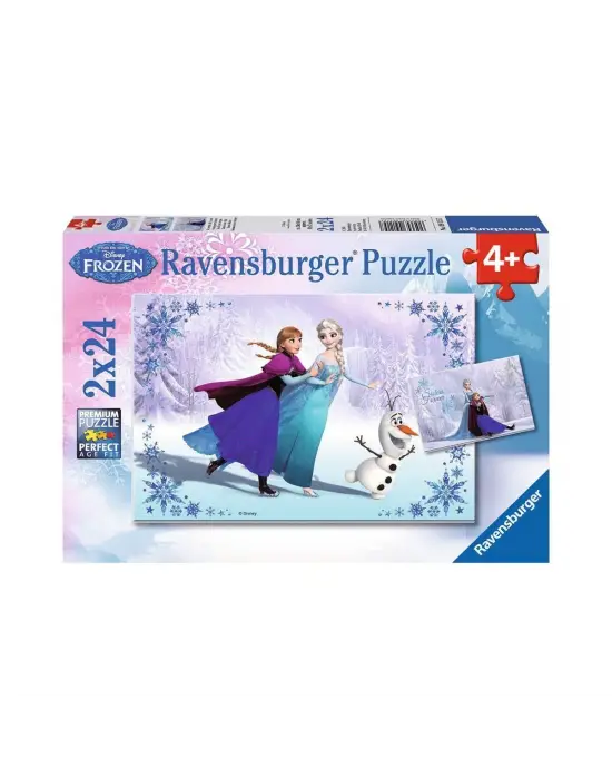 91157 Frozen II Sisters Forever 2x24 parça Ravensburger Puzzle