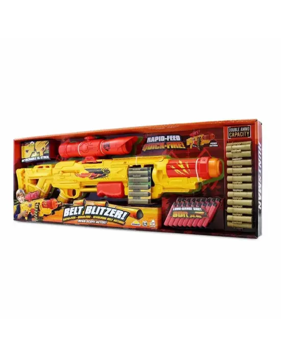 91955 Belt Blitzer 18 Mermili Sünger Dart Atan Silah -Sunman