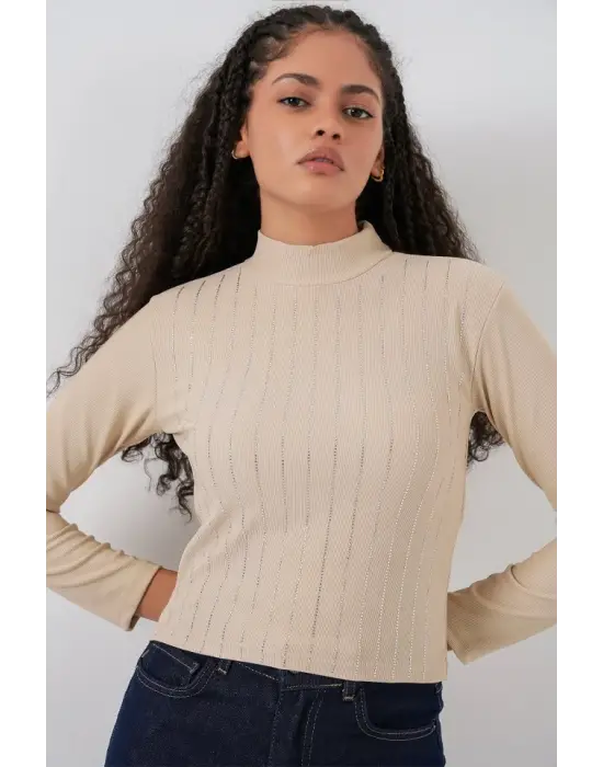 922 Taşlı Body - Bisküvi