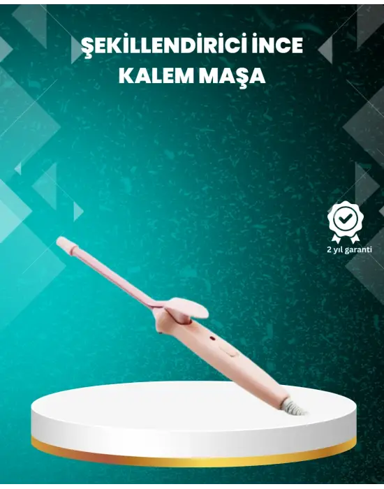 9mm İnce Bukle Maşası Afro Ve Sık Bukleler İçin Uygun