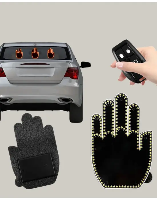 A Kalite Uzaktan Kumandalı Led Park Uyarı Işığı El Figürlü Model